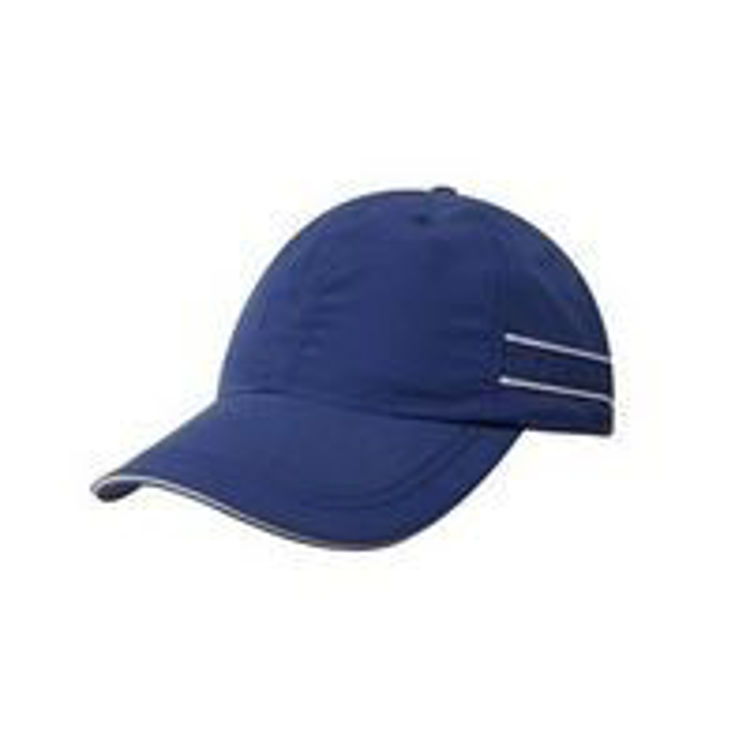 Picture of Micofibre Sports Cap with piping and Sandwich