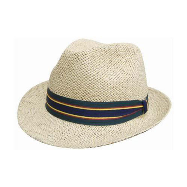 Picture of Natural Fedora Style String Straw Hat