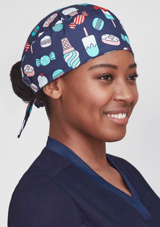 Picture of Unisex Printed Scrub Cap