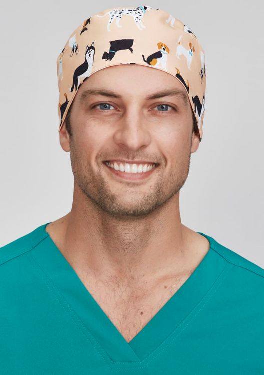 Picture of Unisex Printed Scrub Cap