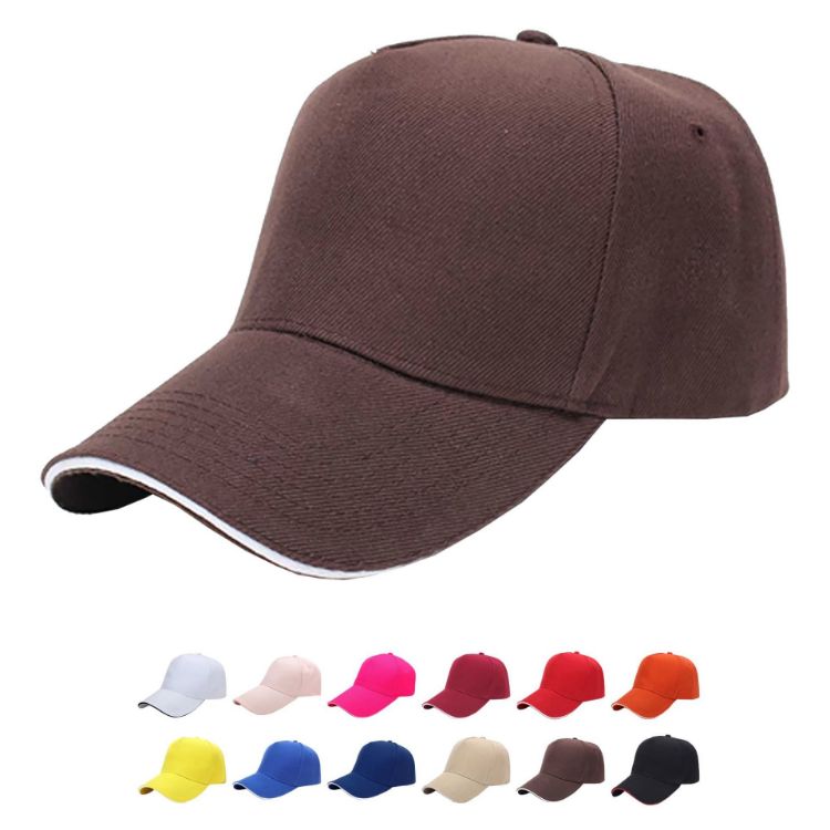 Picture of Nevaso 5 Panel Heavy Cotton Sandwich Cap