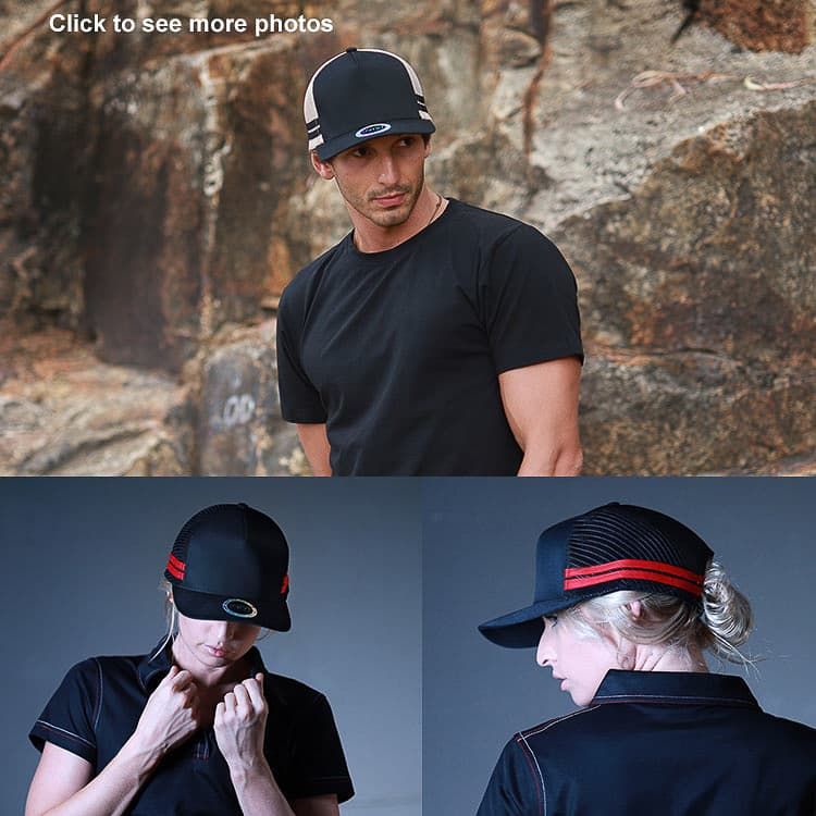 Picture of INIVI SEAMLESS SIDE AND BACK PANEL POLYCOTTON/MESH - SNAPBACK