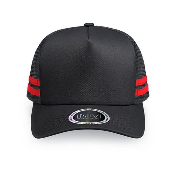 Picture of INIVI SEAMLESS SIDE AND BACK PANEL POLYCOTTON/MESH - SNAPBACK