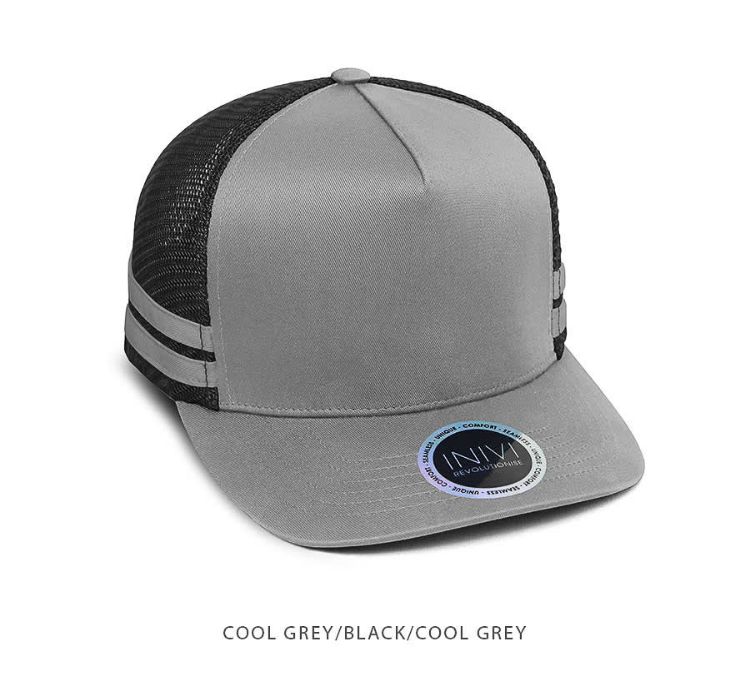 Picture of INIVI SEAMLESS SIDE AND BACK PANEL POLYCOTTON/MESH - SNAPBACK