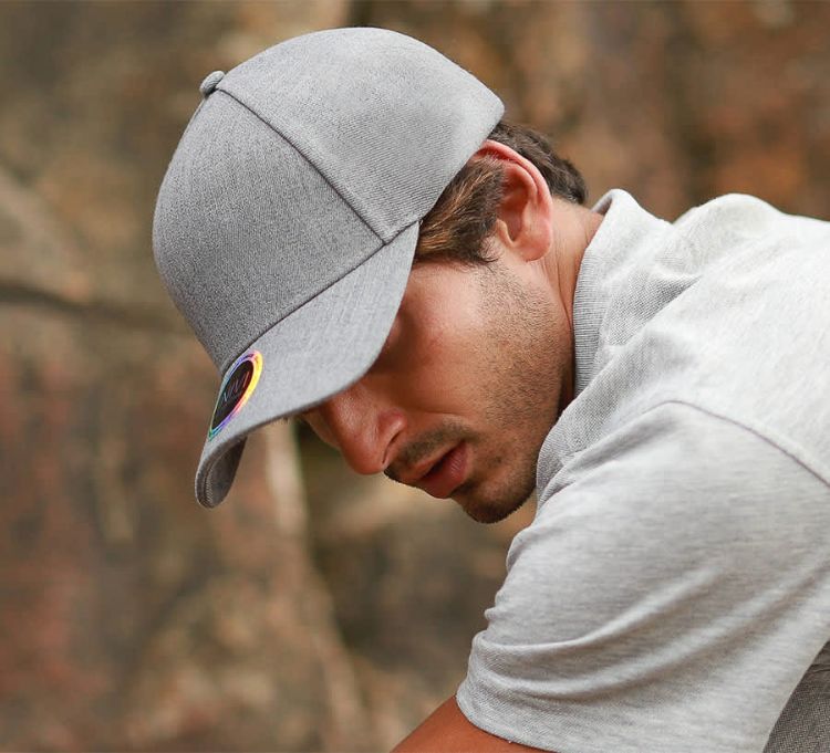 Picture of INIVI SEAMLESS 2 PANEL WOOL ACRYLIC- SELF-SNAPBACK