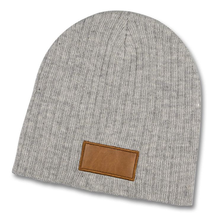 Picture of Nebraska Heather Cable Knit Beanie With Patch