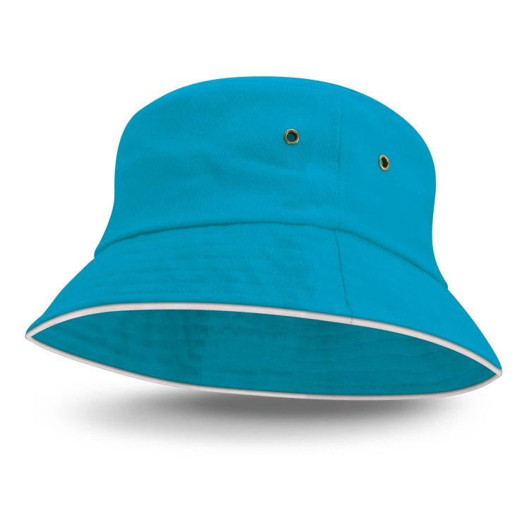 Picture of Bondi Bucket Hat - White Sandwich Trim